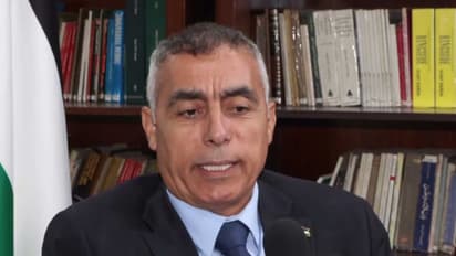 Palestinian Ambassador to India Abdullah M Abu Shawesh (Photo/ANI)