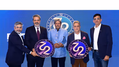 PGTI president Kapil Dev at launch of India’s first professional golf league ‘72 The League’ (Image: PGTI)
