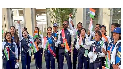 Members of India's Olympic contingent at the Paris Olympics in 2024 (File Photo/ANI)