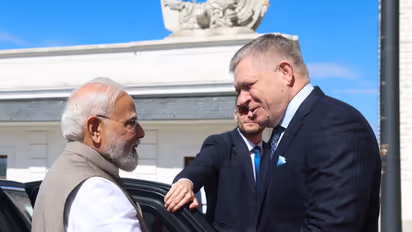Prime Minister Narendra Modi with his Slovak counterpart, Robert Fico (Photo/@MEAIndia)