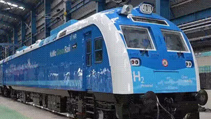 India's first hydrogen powered train (Photo/PIB)