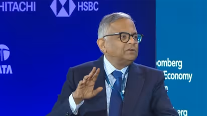 Tata Sons Chairman Natarajan Chandrasekaran (Photo/Youtube/Bloomberg New Economy 2026)