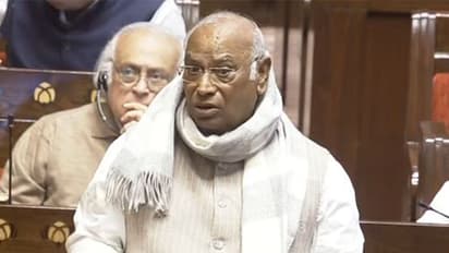 Leader of Opposition in the Rajya Sabha Mallikarjun Kharge (Photo/SansadTV)