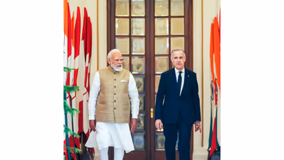 PM Modi with Canadian PM Carney (Photo/ANI)
