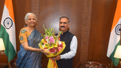 Himachal CM meets Union Finance Minister (Photo/HP CMO)