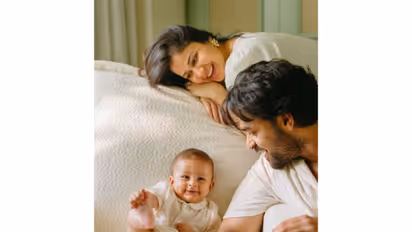 Varun Tej and Lavanya Tripathi' son (Image source: Varun's Instagram)