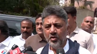 Karnataka Deputy Chief Minister DK Shivakumar (Photo/ANI)