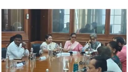 NCPI Parliamentary party meeting held in Samvidhan Sadan (Photo/ANI)