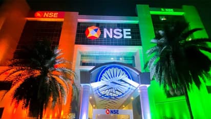 NSE building illuminated in Indian Tri Color on the eve of Republic Day (Photo-NSE)