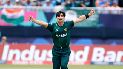 Pakistan pacer Naseem Shah. (Photo: ANI)