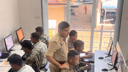 Security personnel learn computer skills for modern policing (Photo/ANI)