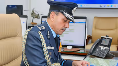 Air Marshal Narmdeshwar Tiwari(Photo/X@IAF_MCC)