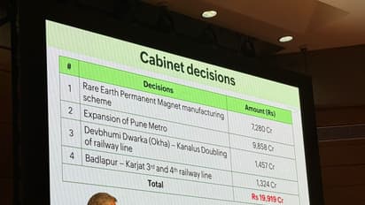 Union Minister Ashwini Vaishnaw briefing media persons after Union Cabinet meeting (Image/PIB)