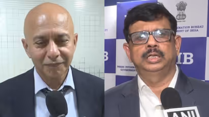 R Ramachandran, retired Director (Refineries) of BPCL, and Raj Kumar Dubey, retired Chairman of IGL and Director of BPCL (Photo/ANI)