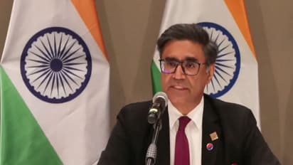 Foreign Secretary Vikram Misri addresses the media. (Photo/ANI)