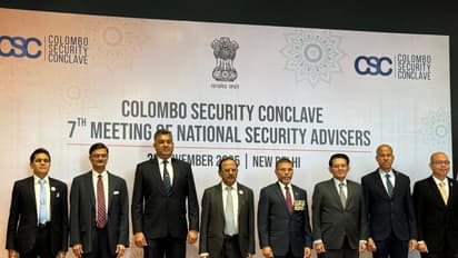 Bangladesh’s NSA participates Colombo Security Conclave meeting hosted by Ajit Doval (Photp/X@bdhc_delhi)