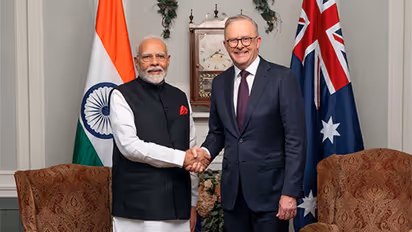 Prime Minister Narendra Modi and Prime Minister of Australia Anthony Albanese (Image: X@AlboMP)