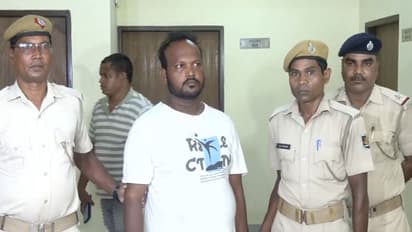 Visual of the accused after arrest in Bhubaneswar sexual assault case (Photo/ANI)