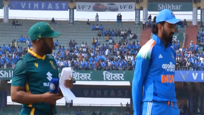 Temba Bavuma and KL Rahul (Photo: X/@BCCI)