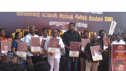 TVK protests against SIR across state (Photo/ANI)