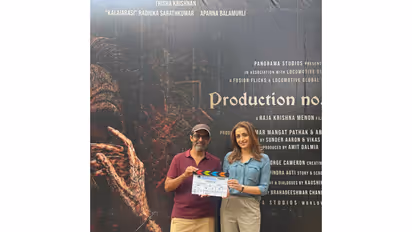 hoot begins for Trishha Krishnan's psychological horror (Photo/Film's team)