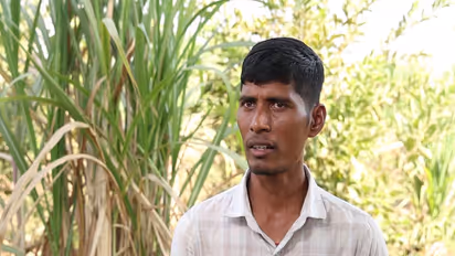 Vikas Gamit, a resident of Uteva village (Photo/ANI)