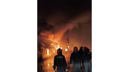 Visual from the incident (Photo/Delhi Fire Services)