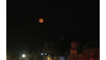 Blue Moon in Ayodhya (Photo/ANI)