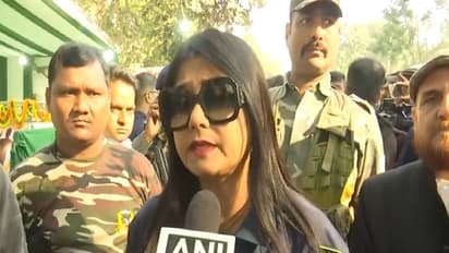 Jharkhand Mukti Morcha MP Mahua Majhi (Photo/ANI)