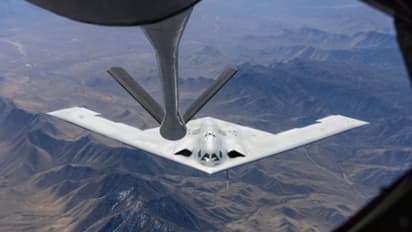 USAF’s newest B-21 Raider during mid-flight refuelling (Photo: US Air Force)