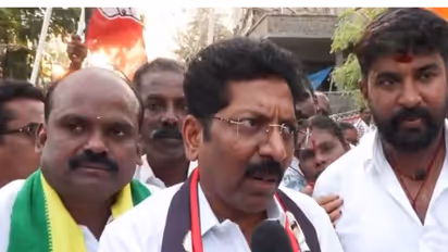 AIADMK candidate for Madurai North constituency, P Saravanan (Photo/ANI)