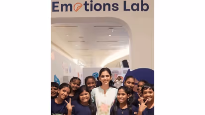 Isha Ambani joins children at opening of Emotions Lab (Photo/Reliance Foundation)