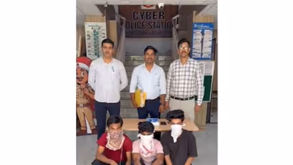 The three accused arrested by the police in connection with the “Digital Arrest” cyber fraud case (Photo/ANI)