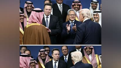 Elon Musk and US President Donald Trump at the US–Saudi Investment Forum in Washington. (Photo: X/@elonmusk)