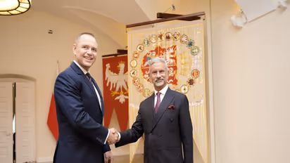 EAM S Jaishankar with Polish President Karol Nawrocki (Photo/X/@DrSJaishankar)