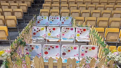 RCB keep 11 M Chinnaswamy seats empty in tribute to the 2025 stampede victims (Photo/ANI)