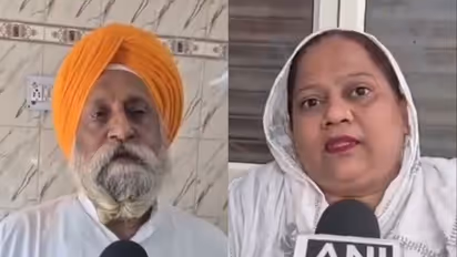 Delhi Sikh Gurdwara Management Committee Vice President Atma Singh Lubana (L) and Ganga Kaur, a 1984 anti-Sikh riots victim’s family member (R) (Photo/ANI)