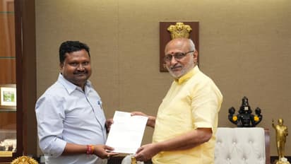TMC leader Prakash Chik Baraik submits resignation as RS MP to Vice President (Photo/ANI)