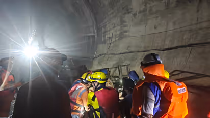 The death toll in the THDC tunnel collapse at Pipalkoti in Uttarakhand rose to nine (Photo:ANI)