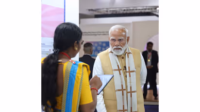 Prime Minister Narendra Modi at AI-India Impact Expo (Photo/ANI)