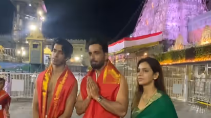 Sonu Sood with son Ishant Sood and wife Sonali Sood (Photo/ANI)