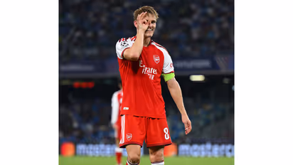 Arsenal skipper Martin Odegaard. (Photo: X/ @ChampionsLeague)