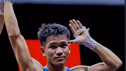 Indian boxer Jadumani Singh (File Photo/ANI)