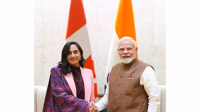 Prime Minister Narendra Modi meets Canadian Foreign Minister Anita Anand (Photo/X@AnitaAnandMP)