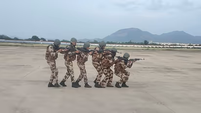 CISF conducts anti-hijacking mock exercise at Tirupati Airport (Photo/@CISFHQrs/X)