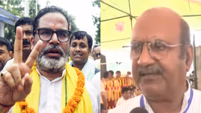 Jan Suraaj candidate Prashant Kishor leads in Bankipur and Congress' Ghanshyam Singh leads in Datia (Photo/ANI)