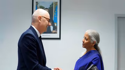 Nirmala Sitharaman and Roland Lescure (Photo/@PIB)