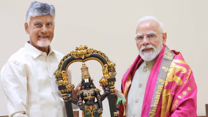 Pm Modi and Andhra Pradesh CM Chandrababu Naidu (Photo/@PMOIndia)