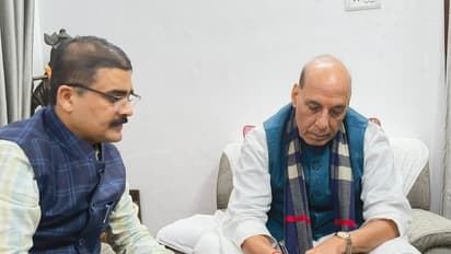 Defence Minister Rajnath Singh filled enumeration form for SIR in UP (Photo/BJP)