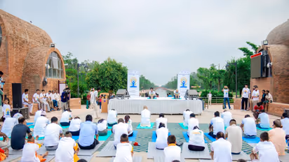International Yoga Day at Nepal (Photo: X@IndiaInNepal)
